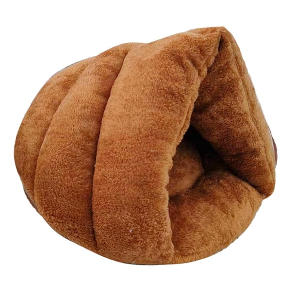 Cama para Perro con Forma de Zapatilla, Casa Cálida, Cama para Mascota, Cama para Gato, Portátil, Transpirable, único, Nido para Gato, Cojín para Cone Café 45cmx35cm