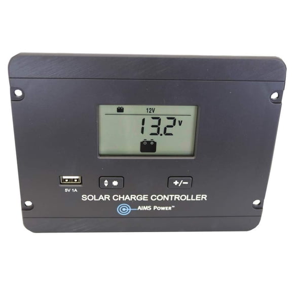 Controlador de carga solar AIMS Power 30 A 12/24 V PWM