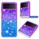 thumbnail image 1 of Funda Para Samsung Galaxy Z Flip 4 Con Diseño Gradiente Y Brillo Líquido Antigolpes Tpu, 1 of 4