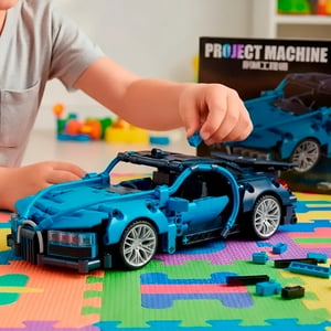 Juego De Construcción Auto Bugati 482Pcs Aspor Modelo 22082