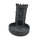 thumbnail image 3 of Torre De Dados Con Bandeja Para Pared Con Diseño De Castillo, Bandeja Para Tirar Dados Tallada Para Regalo De Cumpleaños, Color Gris Y Negro, 3 of 5