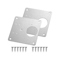 Importclick - Set 2 Placas Reparación Bisagra Puerta Armario Mueble