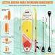 thumbnail image 3 of Set Tabla Stand Up Paddle Surf Inflable Návia 320x81x15cm Color Rojo Con Amarillo, 3 of 10