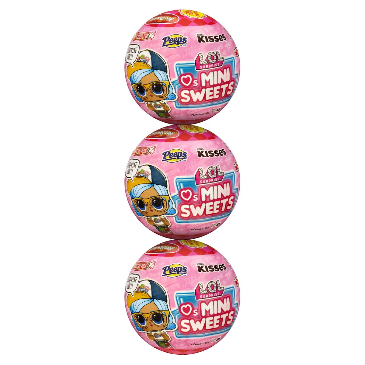 Mga Entertainment - Muñecas Lol Surprise Mini Sweets 3 Pack Coleccionables