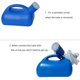 thumbnail image 4 of Urinal YUMSUM de 3000 ml, tamaño grande, para hombre, con tubo de 46 cm, azul y manguera, 4 of 7