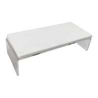 Ioensy - Nail Art Hand Rest Cojín Pu Acrílico Buena Elasticidad Ampliamente Uso Blanco