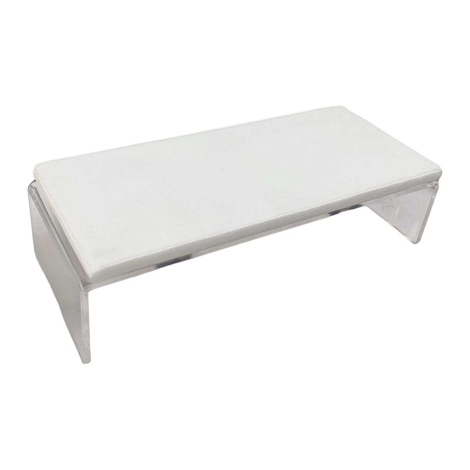 Ioensy - Nail Art Hand Rest Cojín Pu Acrílico Buena Elasticidad Ampliamente Uso Blanco
