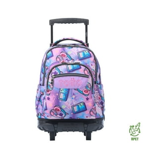 Totto - Mochila Escolar Con Ruedas Bomper Renglon Meowsical