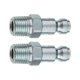 thumbnail image 1 of Tapón de acero Tru-Flate 12-125-2 1/4 T Design x 1/4 MNPT, paquete de 2, 1 of 2