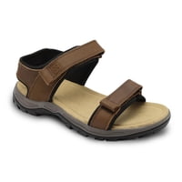 Sandalias Hombre Cuero Galapagos-9-31 Cardinale Marron Claro 41