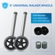 thumbnail image 5 of Walker Wheel Zantle Universal De 5 Pulgadas Para Caminantes 1 Par Gris, 5 of 7