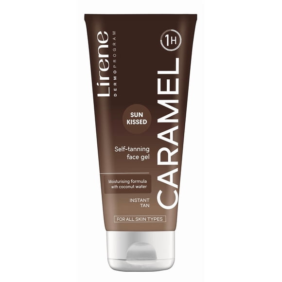 Gel Autobronceador Facial Lirene Caramelo 75 ml
