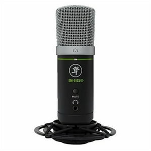 Microfono Condensador Mackie Usb Diafragma Grande Em-91Cu+