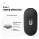 thumbnail image 3 of Funda elago Liquid Hybrid negra para AirPods Pro 3, 3 of 8