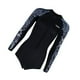 thumbnail image 1 of Traje De Neopreno Corto Para Mujer, Traje De Ba?o Resistente Al Agua Con Cremallera Frontal, Ropa De Playa, Negro XXL, 1 of 5