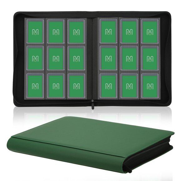 Cargador MOSLA de 9 bolsillos, 288 cartas, fundas 3\"×4\"