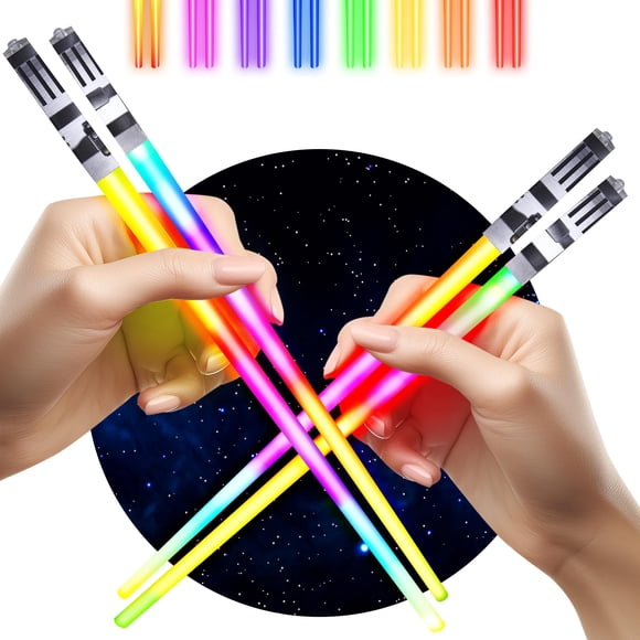 Palillos Nunchaku Lucesaberes Led De Star Wars Que Se Iluminan