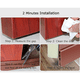 thumbnail image 4 of Burlete de silicona para puerta, adhesivo fuerte para puertas exteriores e interiores., 4 of 5