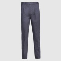 Jayson - Pantalón Gabardina 100% Algodón C/Pinzas Hombre Gris Oscuro 40