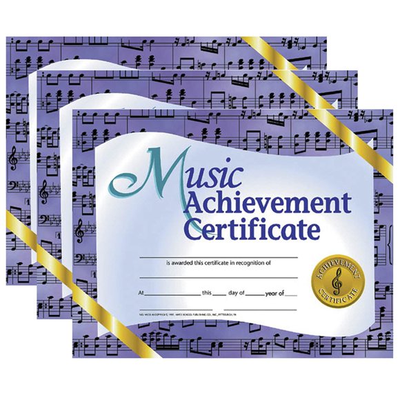 Certificado HAYES PUBLISHING 21x28 cm 30 por paquete