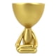 thumbnail image 4 of Jardinera Suculenta Meditación Decorativa Estatuilla Planta Maceta Florero Dorado, 4 of 5