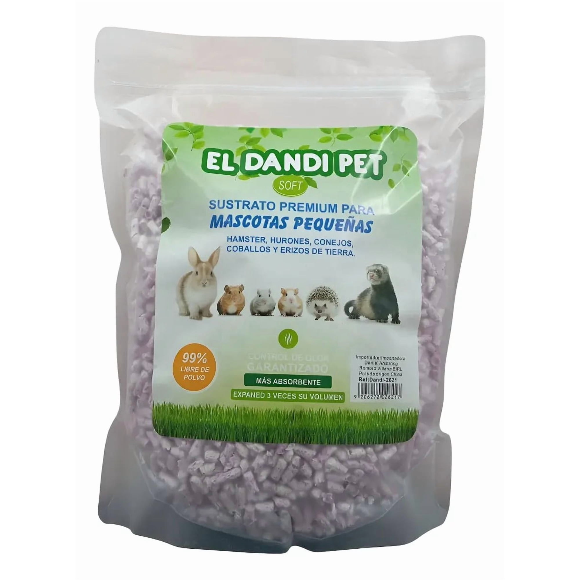 Sustrato Papel Premium 1 Kilo Hamster Conejos Erizos Ratón