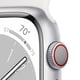 thumbnail image 3 of Watch Series 8 Gps + Celular 45mm Caja De Aluminio Plateado Correa Deportiva Blanca S m, 3 of 3