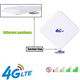 thumbnail image 3 of Antena LTE 4G de alto rendimiento de 35 dBi, amplificador de señal WiFi, adaptador de módem, receptor de red, antena de largo alcance para puntos de acceso móviles., 3 of 6