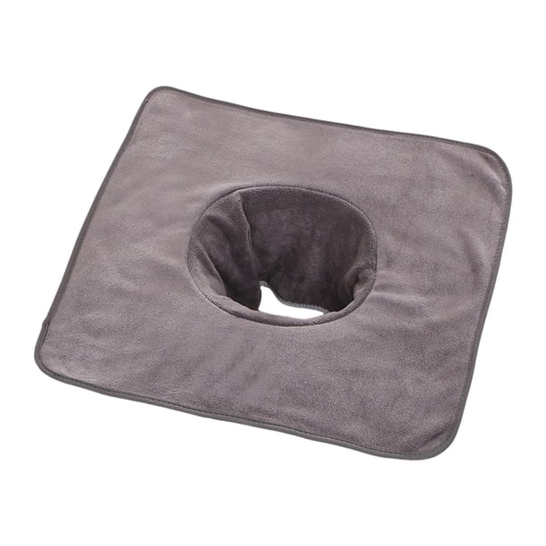 Toalla de Mesa de Masaje, Protector de Sábanas, Funda de Cama Cómoda, Lavable, Cabecero de Cama SPA, Almohadilla de Cortina para El Cuidado de La Piel Gris