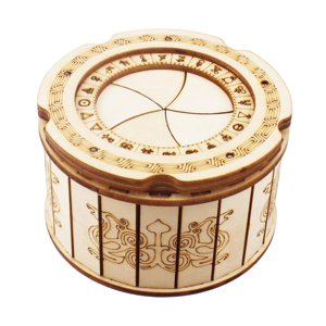 Magideal - Caja De Rompecabezas De Madera, Cajas De Tallo, Proyecto De Acertijos, Organizador Mecánico De Madera, Proyecto De Construcción De Tallo 3D, Caja Del