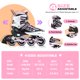 thumbnail image 3 of Patines en línea 2PM SPORTS Cytia Pink Girls con ruedas iluminadas, 3 of 6