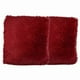 thumbnail image 2 of Pack 2 funda peluda decorativa color vino, 2 of 2
