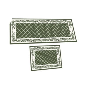 Teng Fei - Tapetes Decorativas Cocina Antideslizante Diseño Triangulos