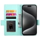 thumbnail image 5 of Funda Cartera Magnética con Tarjetas y Soporte para iPhone 17 Pro Verde, 5 of 6