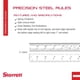 thumbnail image 2 of Steel Rule Starrett C604RE-12 de 30 cm con acabado cromado satinado, 2 of 8