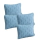 thumbnail image 1 of Pack De 4 Fundas De Cojin Serie Abanico 30x50 Cm Celeste, 1 of 4