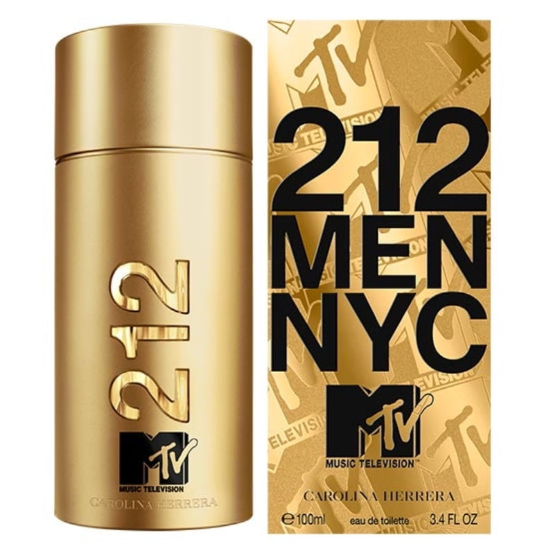 Carolina Herrera 212 Men Nyc Mtv Music Television Edt 100 Ml