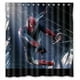 thumbnail image 1 of Cortina de ducha de Spider-Man con ganchos, tamaño 66 x 72 pulgadas, 1 of 3