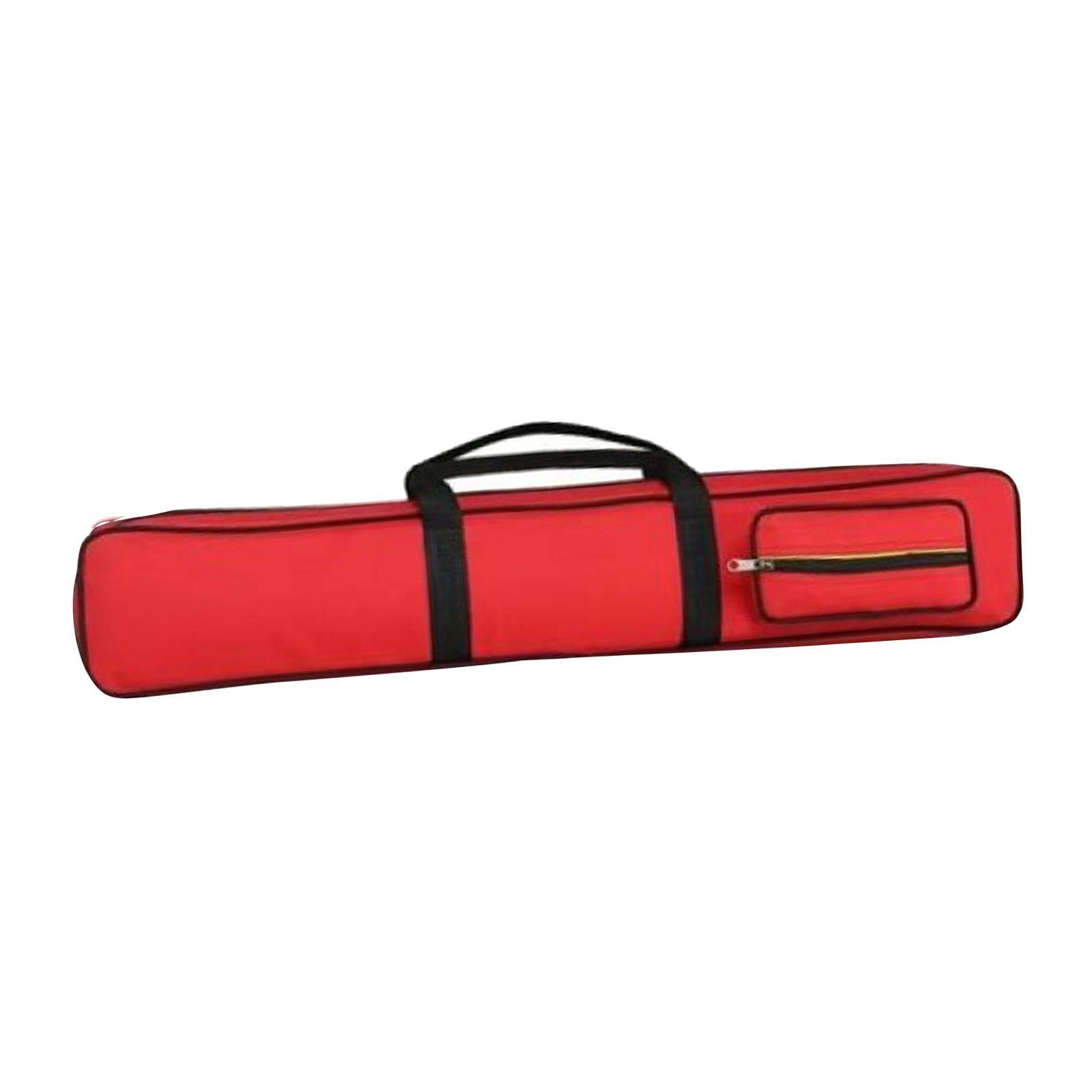 Magideal - Estuche De Transporte Para Tacos De Billar, Bolsa Para Tacos De Billar Práctica Con Correa De Transporte, Palos De Billar, Estuche De Transporte, Bols Rojo