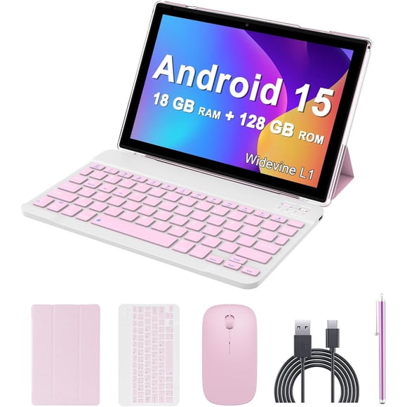 Tablet Aheadlink Android 15 10 18GB 128GB Teclado FHD