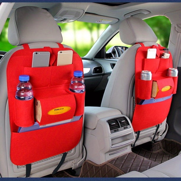 1pc Multifunctional Universal Auto Car Back Seat Organizer Holder Ceiling Hanging Storage Bag