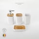 thumbnail image 4 of Set Accesorios de Baño 6pcs Bambo Simplit blanco, 4 of 7