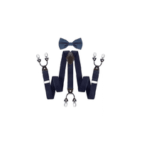 Genérico - Suspensor Humita En Caja Tirantes Hombre Ajustable Elástico, Azul Marino