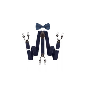 Genérico - Suspensor Humita En Caja Tirantes Hombre Ajustable Elástico, Azul Marino