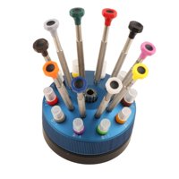 Magideal - Conjunto De Destornillador De Reloj 10X, Juego De Reparación De Relojes, Ranura De Precisión De Hardware Y Herramientas De Destornillador De Ratón Cru