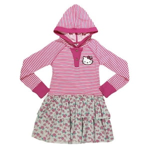Vestido Niña Hello Kitty Fucsia 4