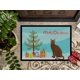 thumbnail image 3 of Felpudo Caroline's Treasures Gato Havana Brown 61x91 cm Feliz Navidad, 3 of 6