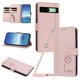 thumbnail image 1 of Funda Cartera Trébol para Google Pixel 8A con Ranuras Tarjetas y Carga Inalámbrica Rosa, 1 of 6