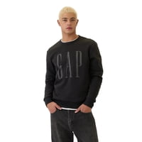 Sudadera Gap Para Hombre Con Forro Polar Con Logotipo, Color Negro, Talla Xs