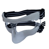 Ioensy - Mascarilla Deportiva Correa Elástica Ajustable Durable Ligero Cara Nariz Guardia 15Cmx9Cm Negro Blanco